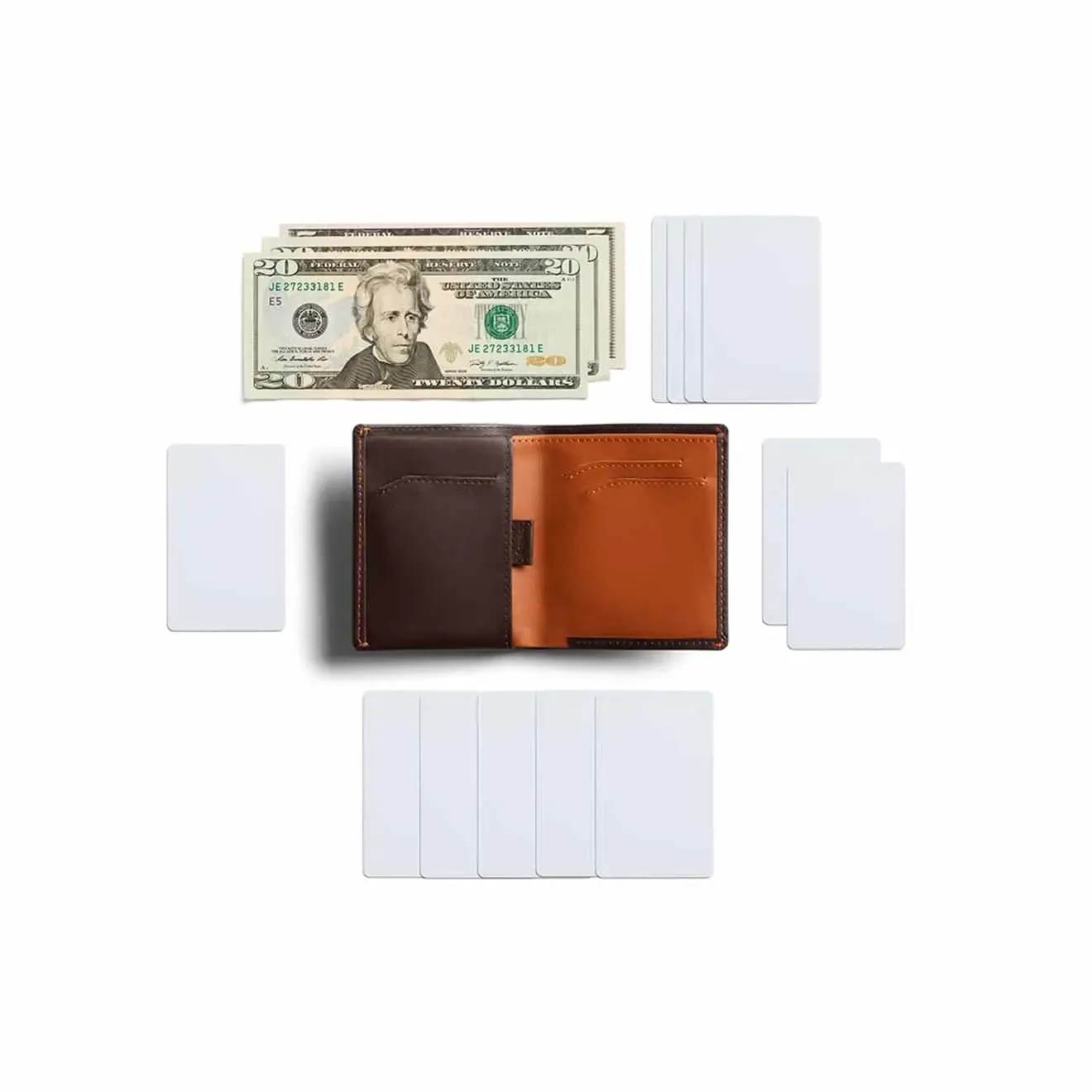 Bellroy Note Sleeve Wallet Java / Caramel - RFID