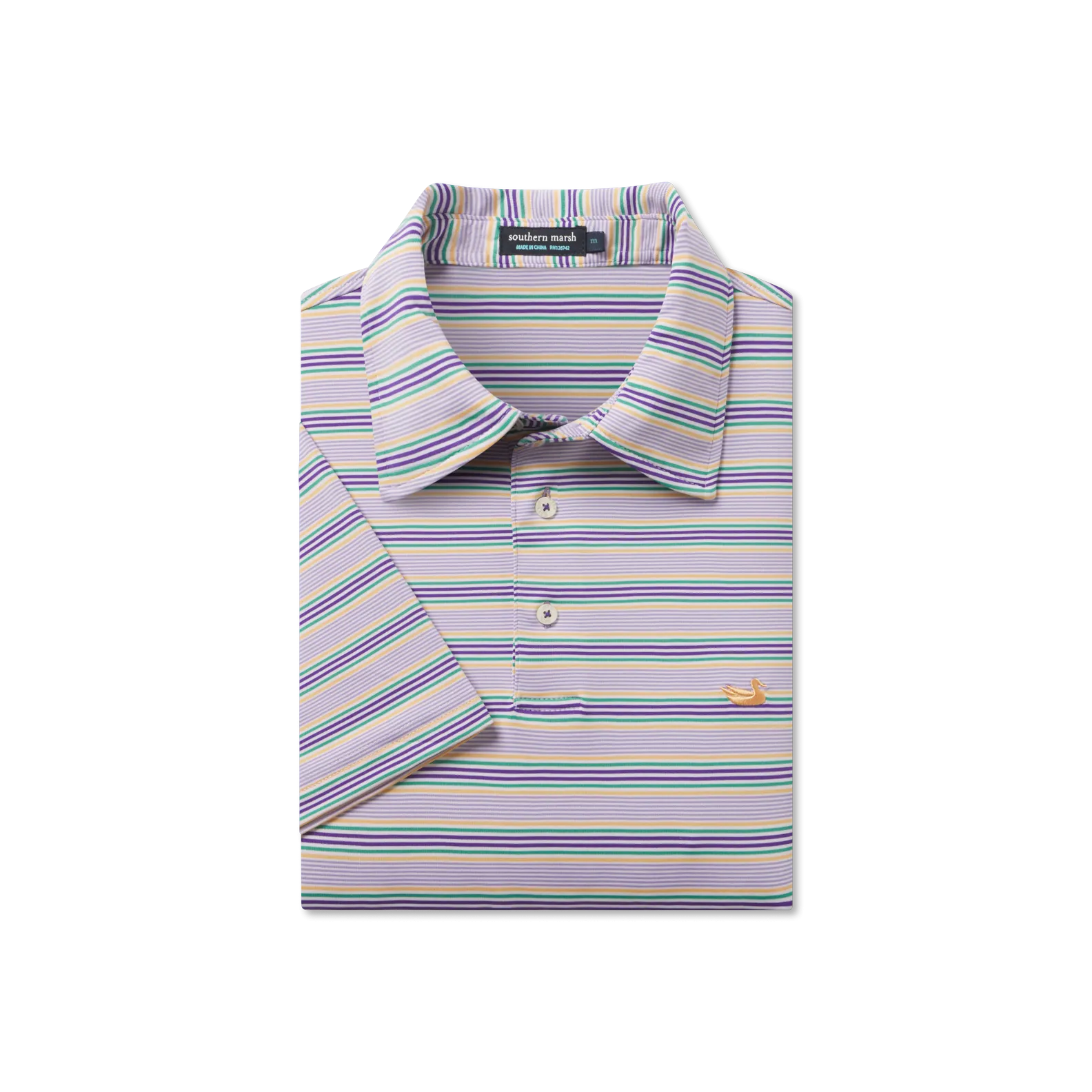 Bermuda Performance Polo - Pensacola Stripe