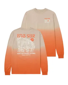 Big Sur Ombre Puff Print Long Sleeve Tee