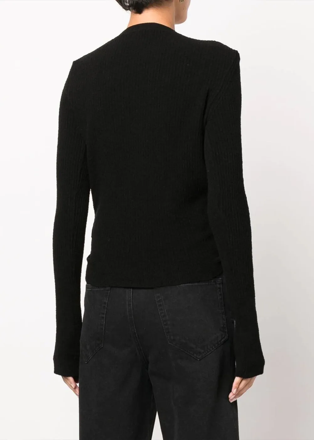 Black 'Le Gilet Noue' Cardigan