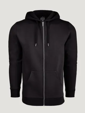 Black Zip-Up Hoodie