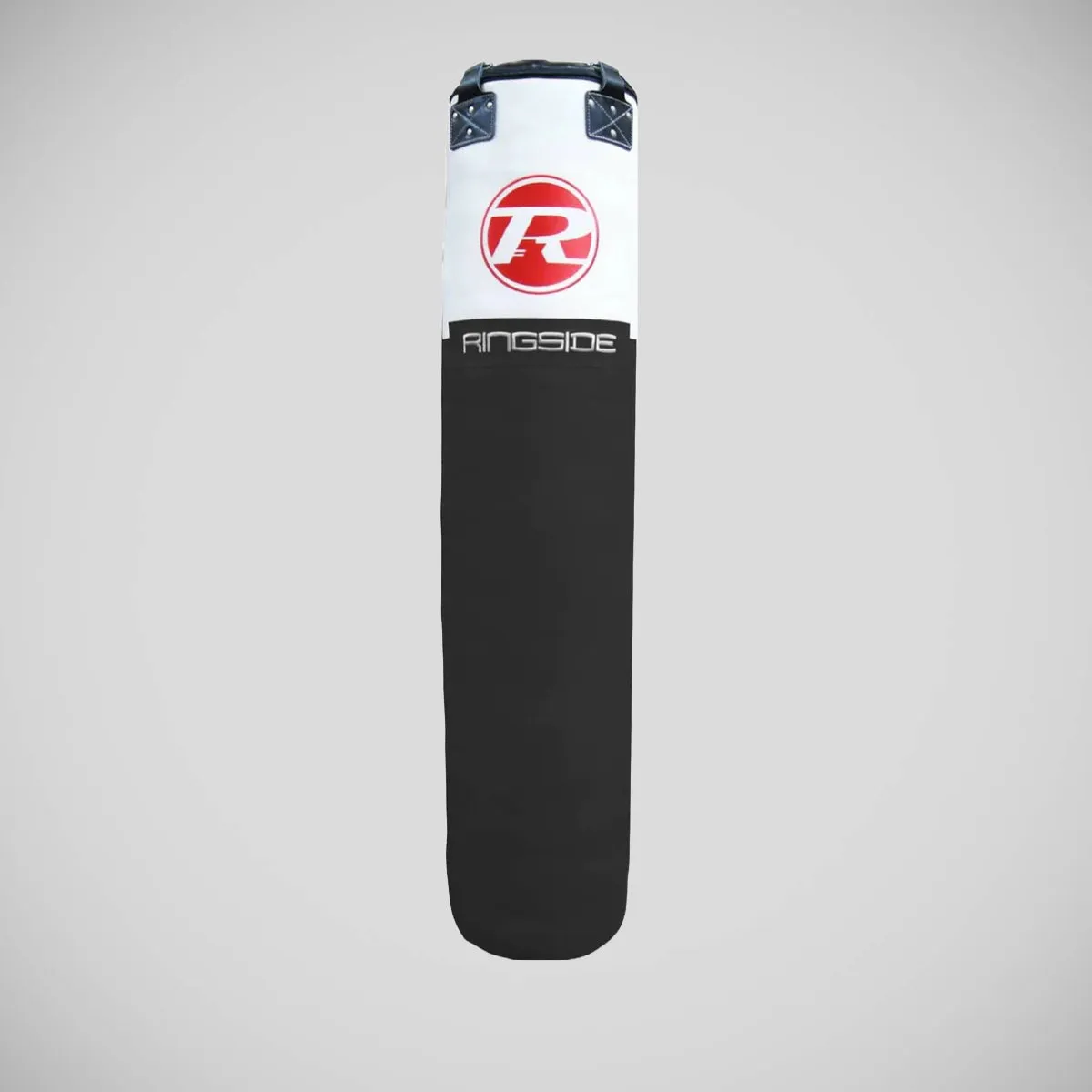 Black/White Ringside Buffalo Leather 6ft Punch Bag