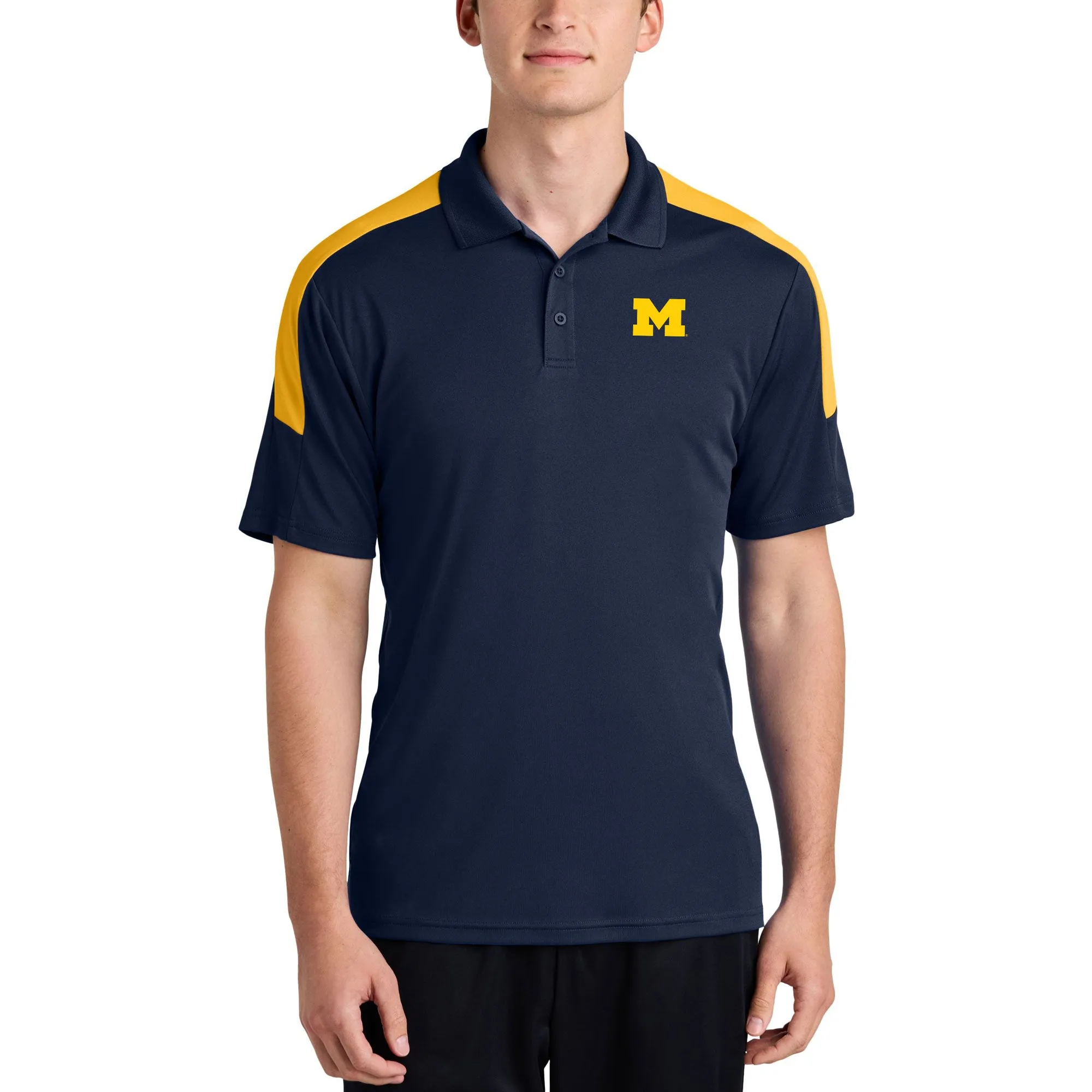 Block M LC Competitor United Polo - Navy/Gold