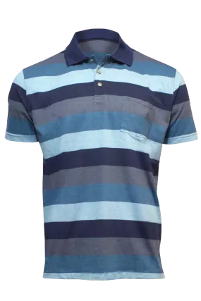 Blue Horizon Striped Polo BH2820