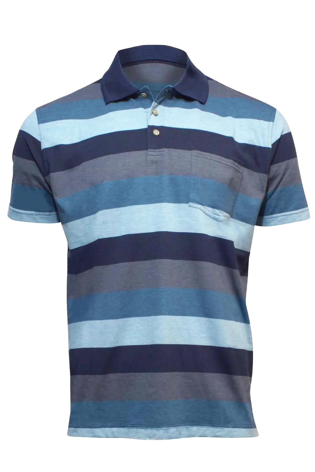 Blue Horizon Striped Polo BH2820