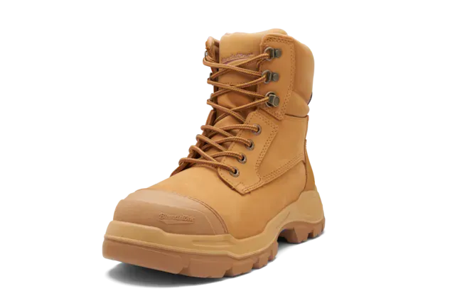 Blundstone Unisex Rotoflex Zip Safety Boot Wheat 9060