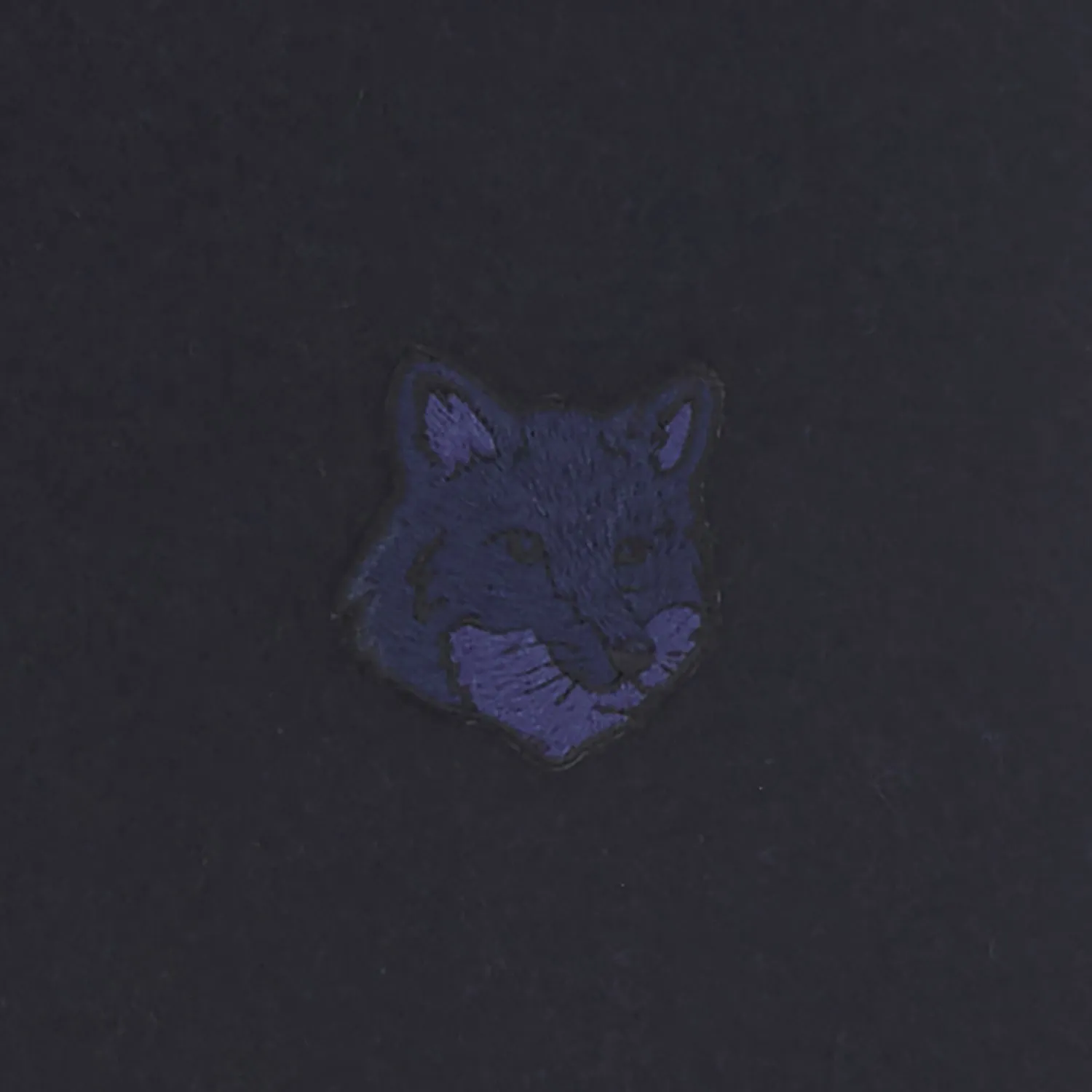 Bold Fox Head Scarf Ink Blue