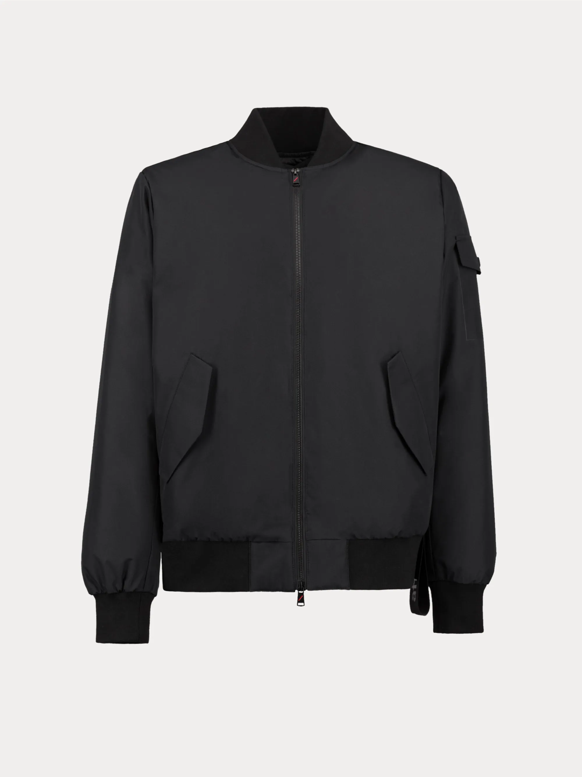 Bomber in Nylon Opaco Nero