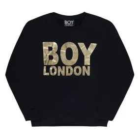 BOY LONDON SWEATSHIRT - BLACK/GOLD