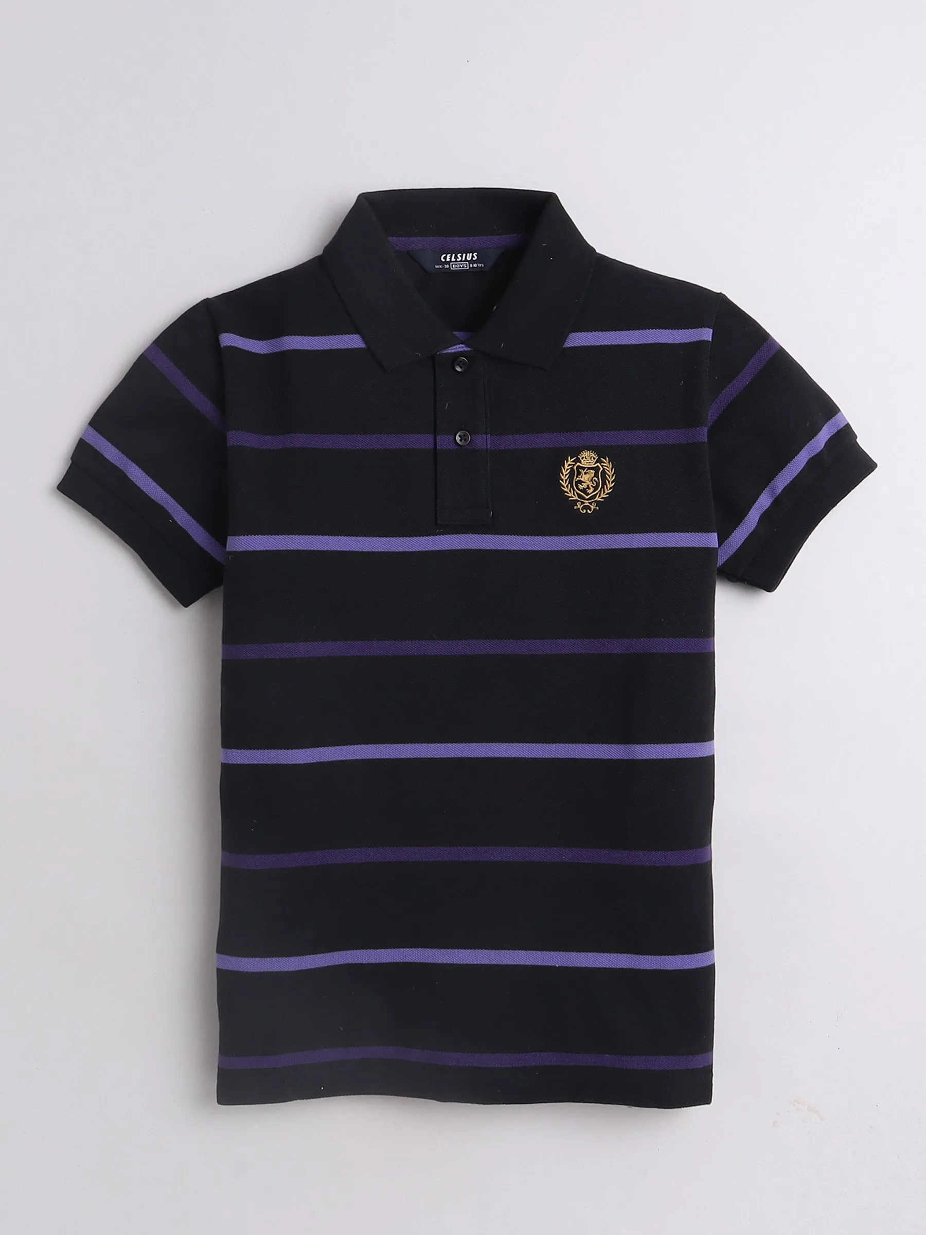 BOYS BLACK POLO