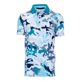 Boy's Forest Camo Polo