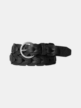 Braibe Belt Black Silver