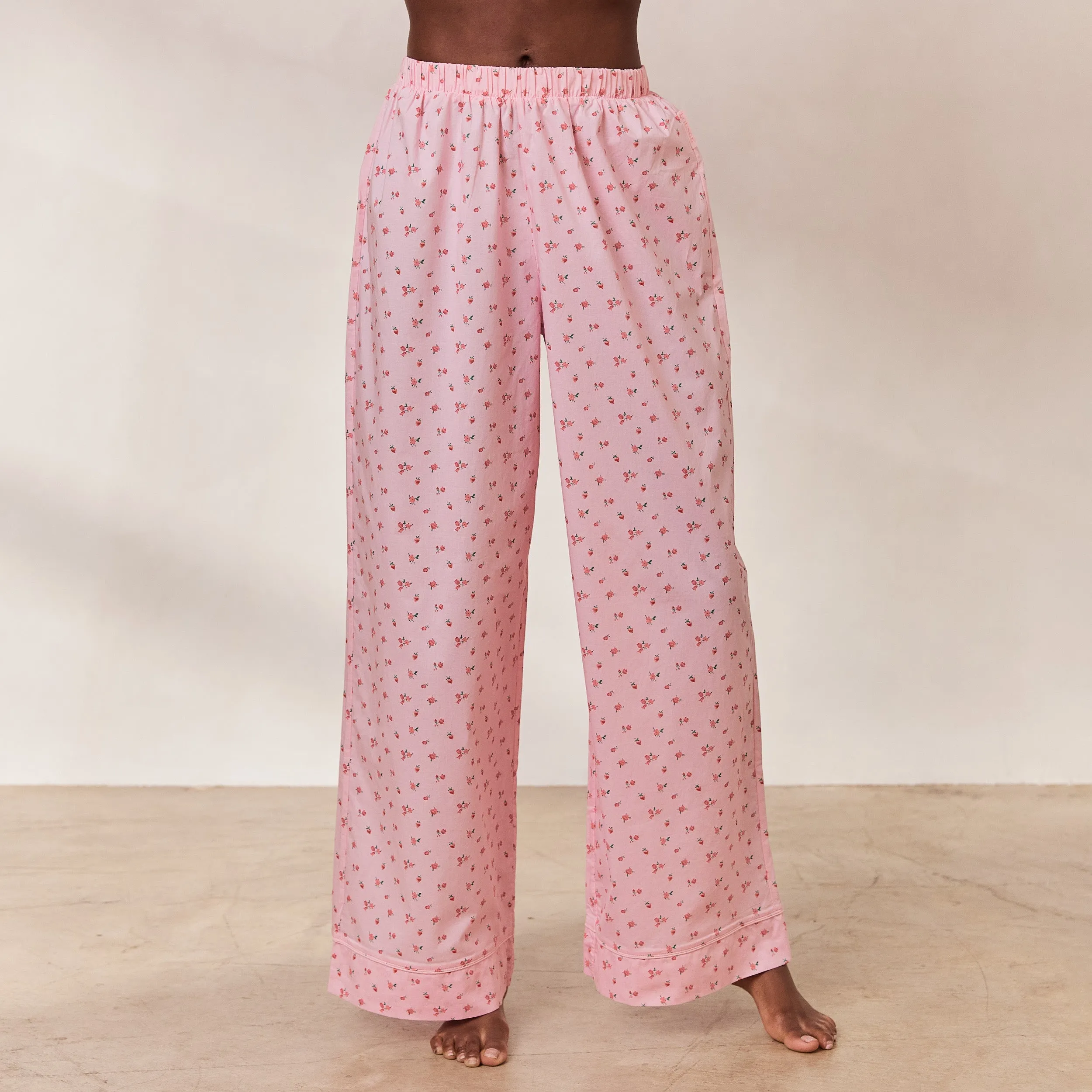 Breakfast Club Pyjama Bottoms - Pink Print