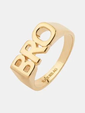 Bro Ring Gold Plated