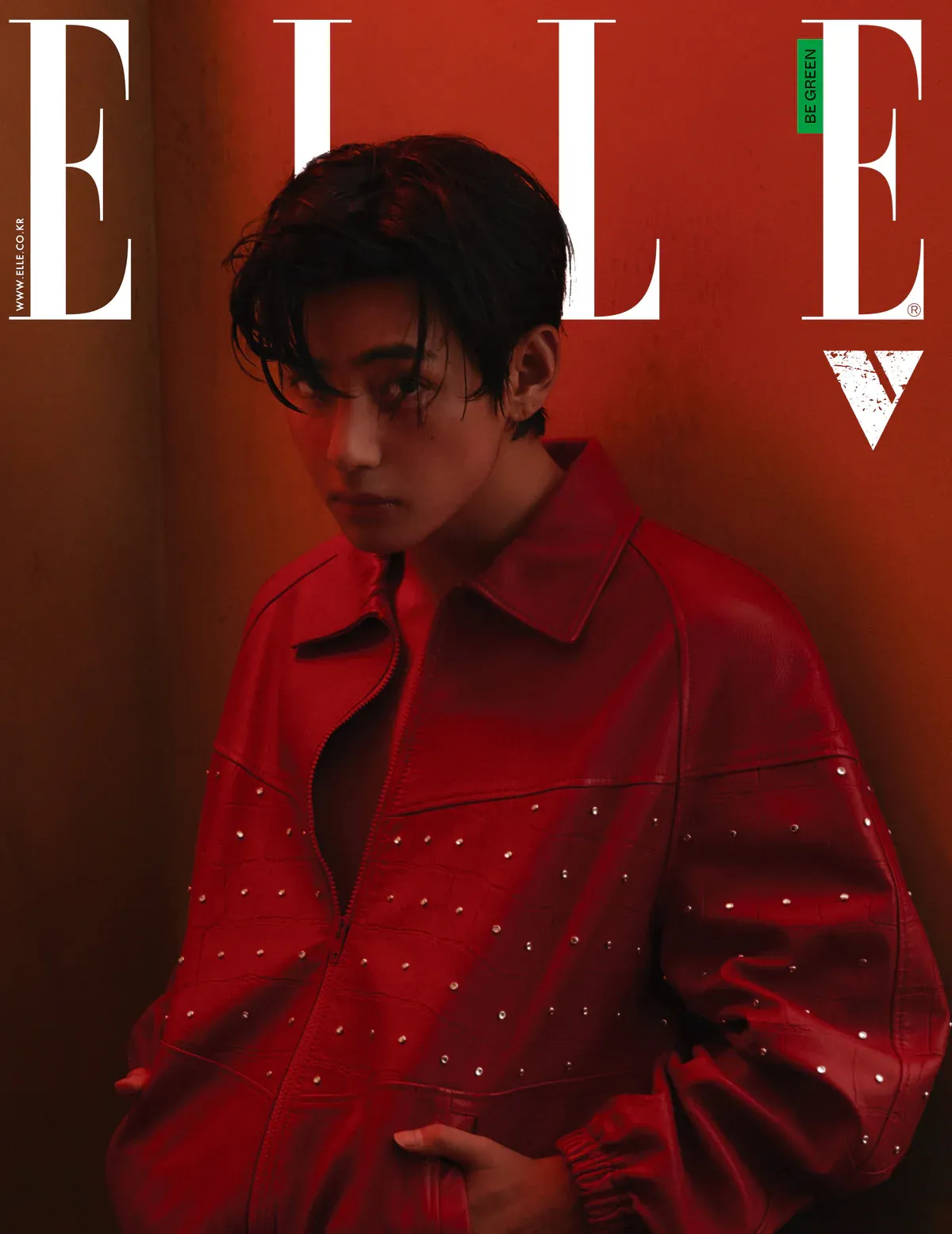 BTS V Cover : ELLE Korea Magazine April 2023