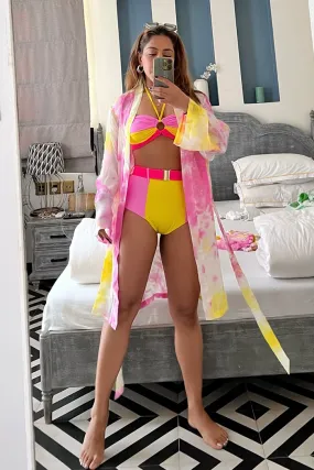 Bubblegum Tie and Dye robe