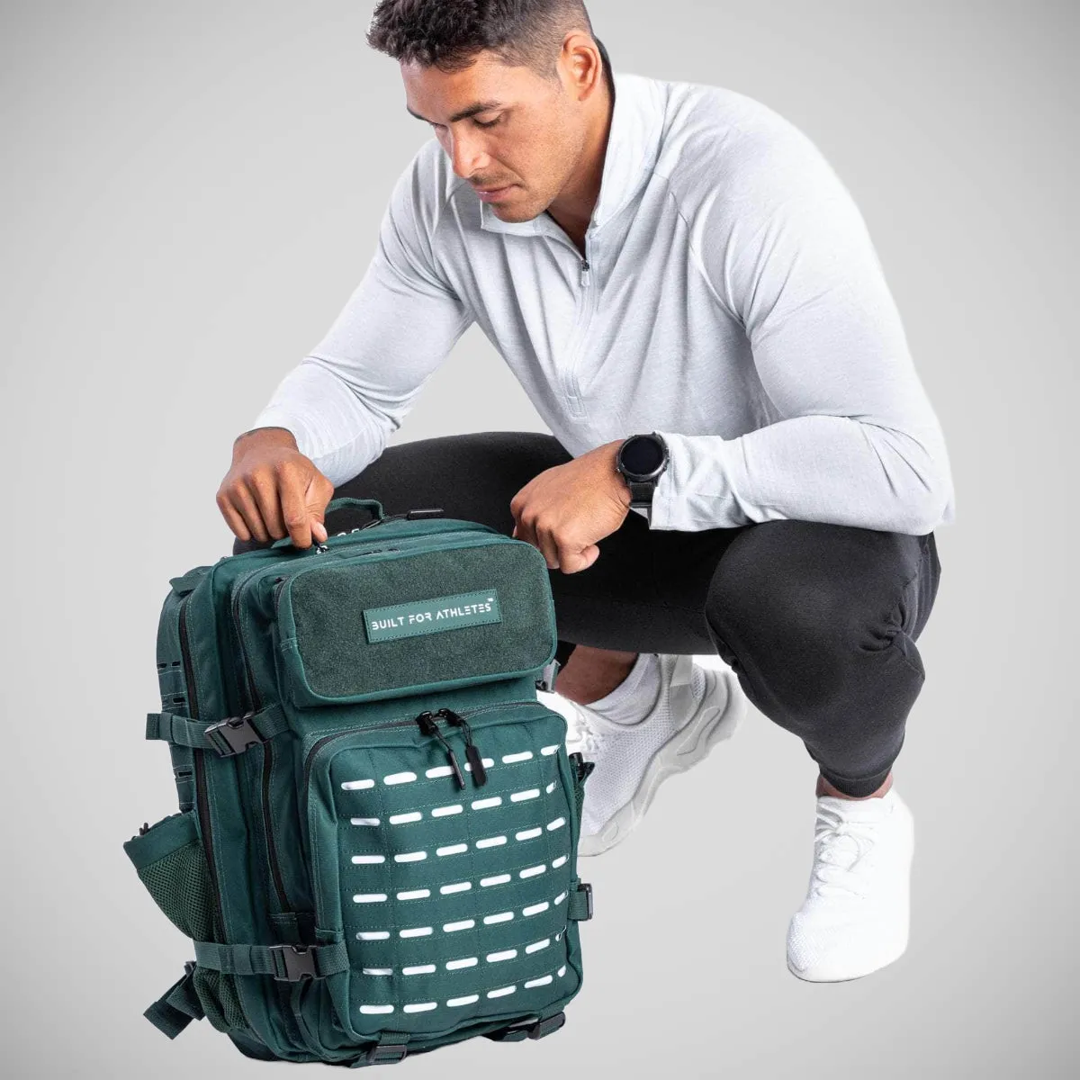 Built For Athletes Large Gym Backpack Forest Green