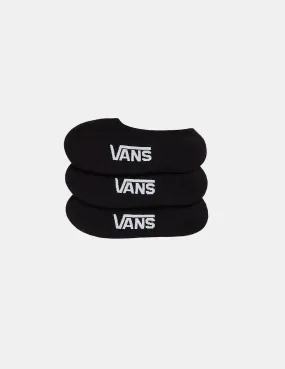 Calcetines Vans Classic No Show Negro 3Pack