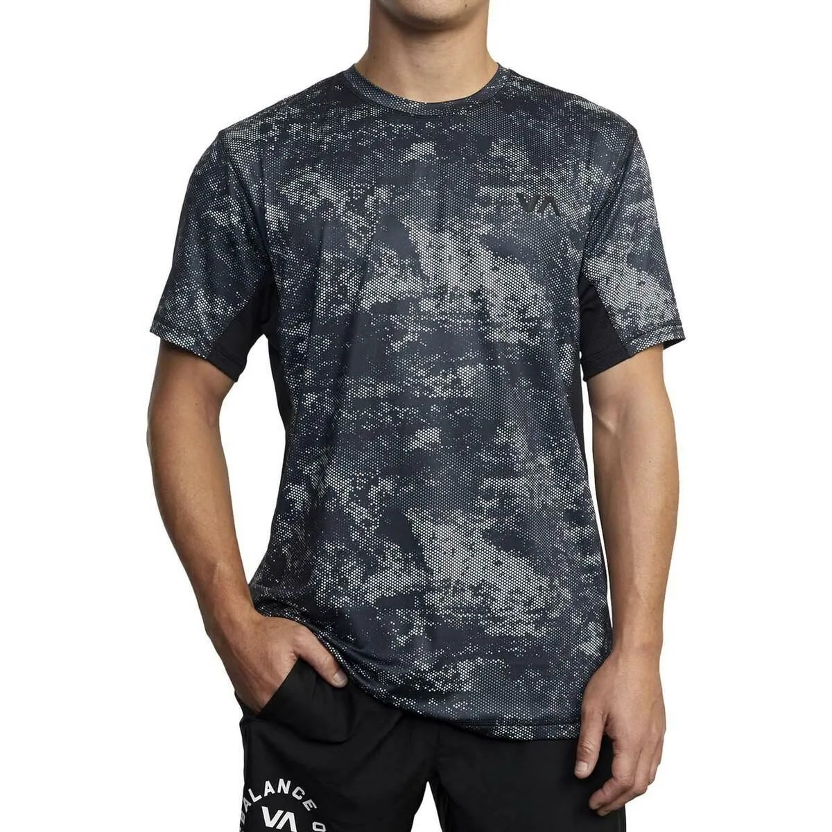 Camo RVCA Sport Vent T-Shirt