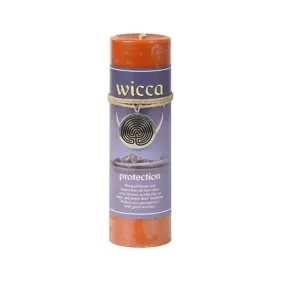 Candle & Pendant - Wicca -Protection