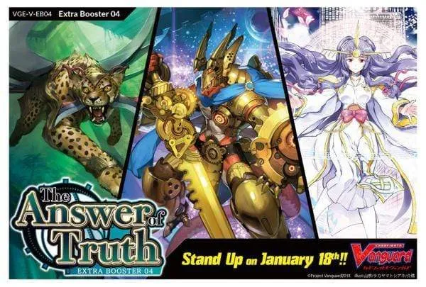 Card Fight!! Vanguard V EB04 The Answer of Truth Extra Booster Box - English Ver <br>[Pre-Order]