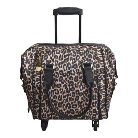 Catalina Rolling Carry-On Leopard Nylon