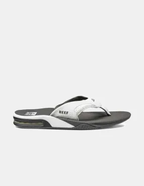 Chanclas Reef Fanning Gris Blanco