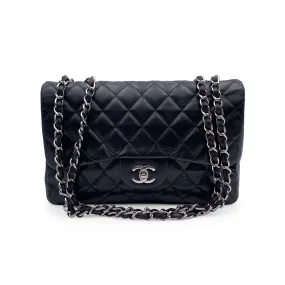 Chanel Black Quilted Jumbo Timeless Classic Shoulder Bag 30 cm