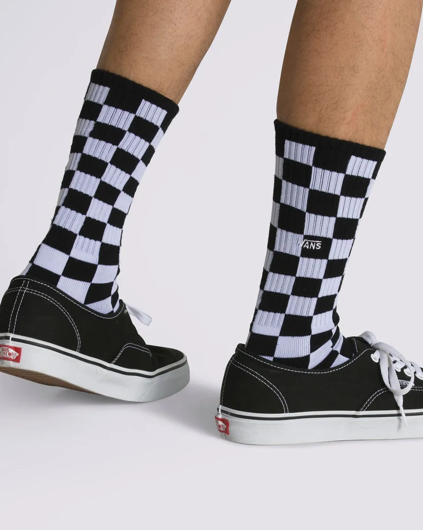 Checkerboard Ii Crew 6.5-9 Sock