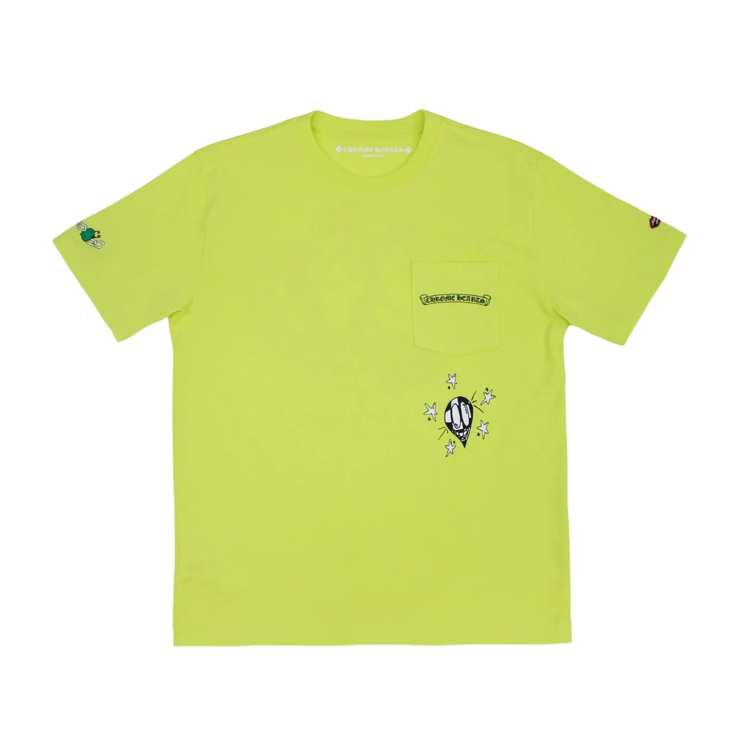 Chrome Hearts Matty Boy Link T-shirt Lime Green