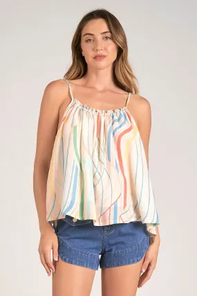 CINCHED HALTER STYLE TOP