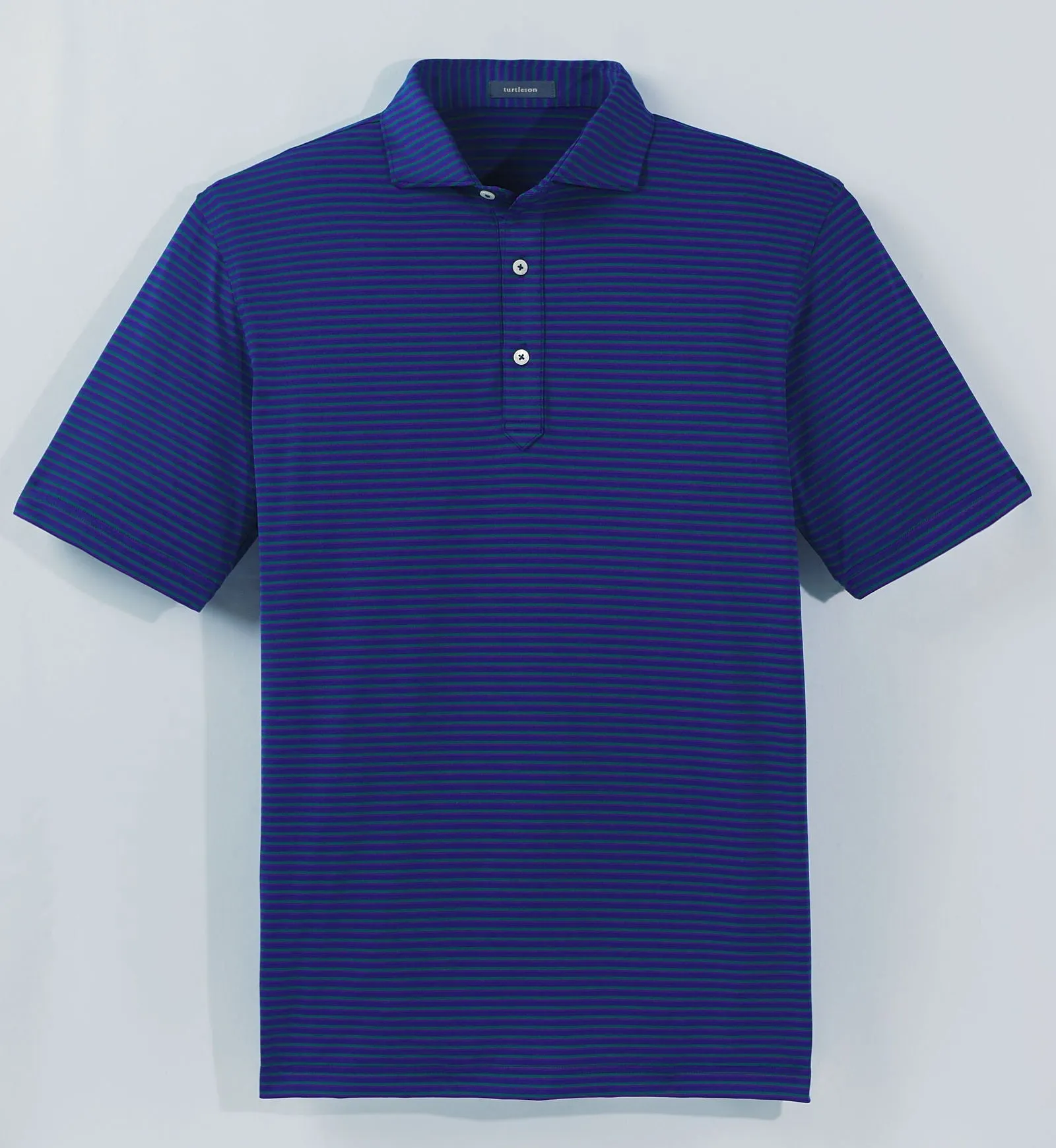 Clark Stripe Performance Polo