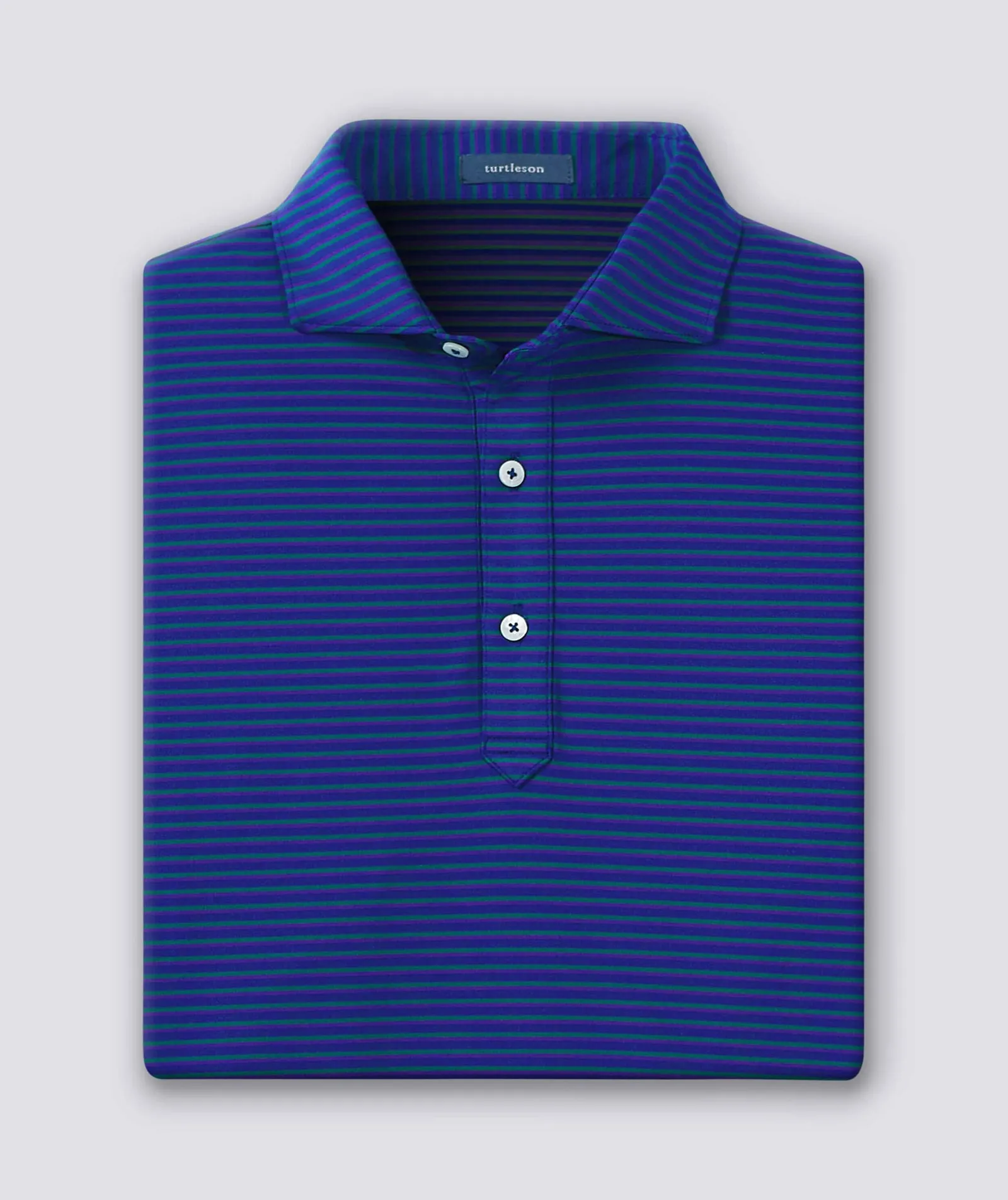 Clark Stripe Performance Polo