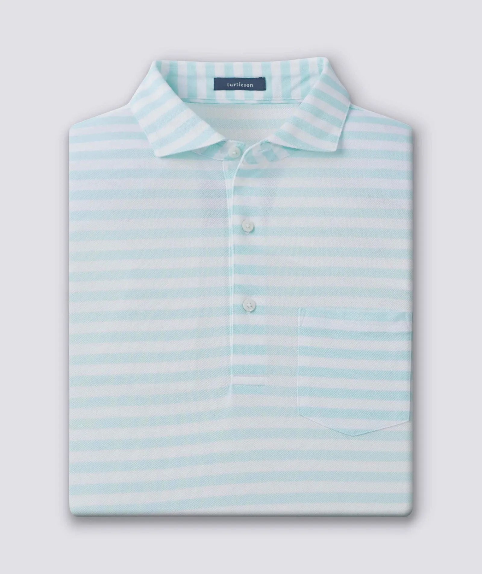 Cole Cotton Stripe Performance Polo