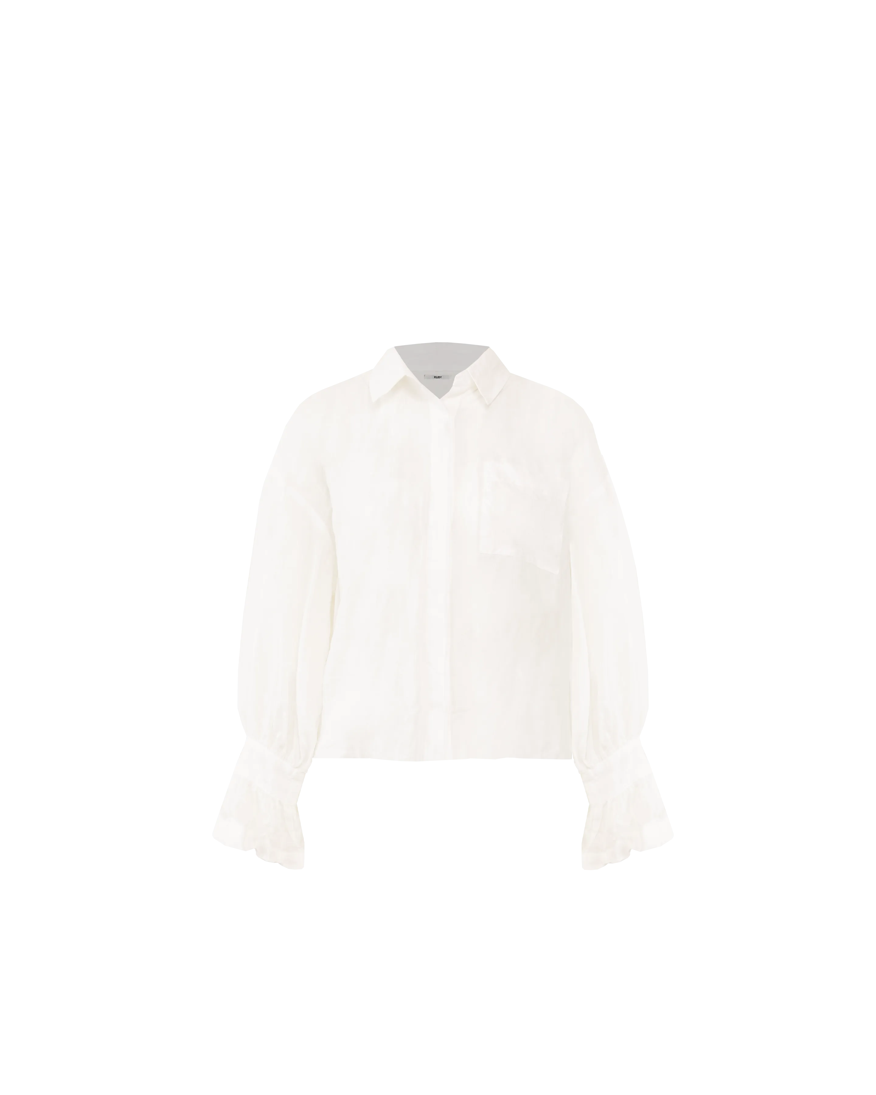 COMET SHEER SHIRT WHITE