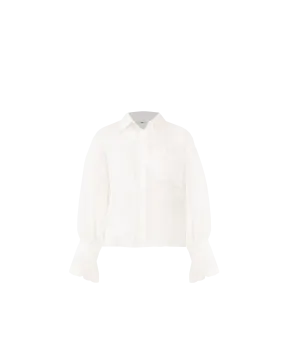 COMET SHEER SHIRT WHITE