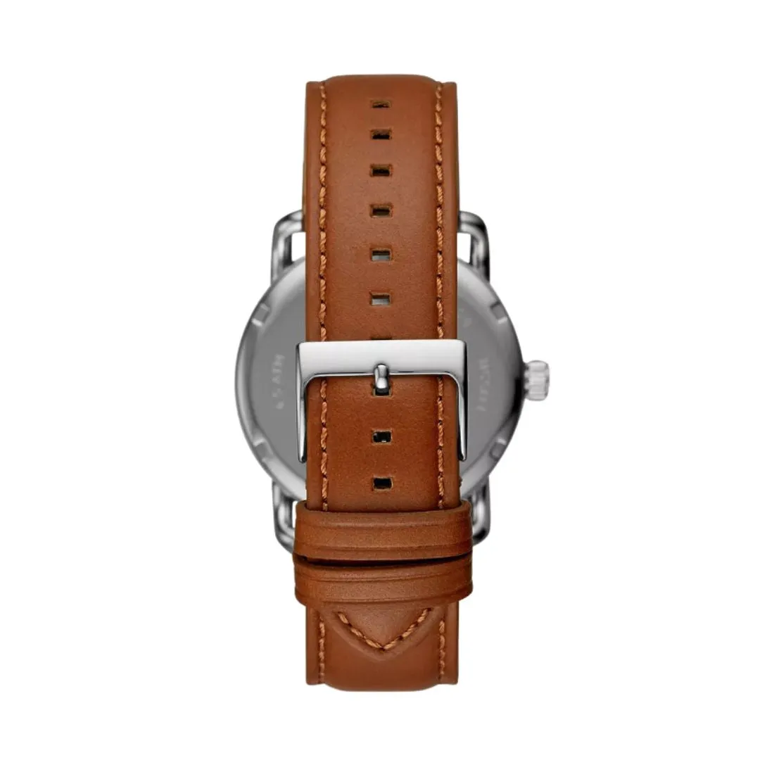 Copeland 42-mm Three-Hand Luggage Leather Watch