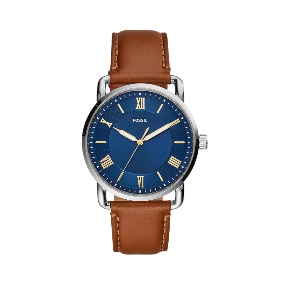 Copeland 42-mm Three-Hand Luggage Leather Watch