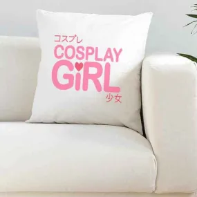 Cosplay Girl White Super Soft Cushion