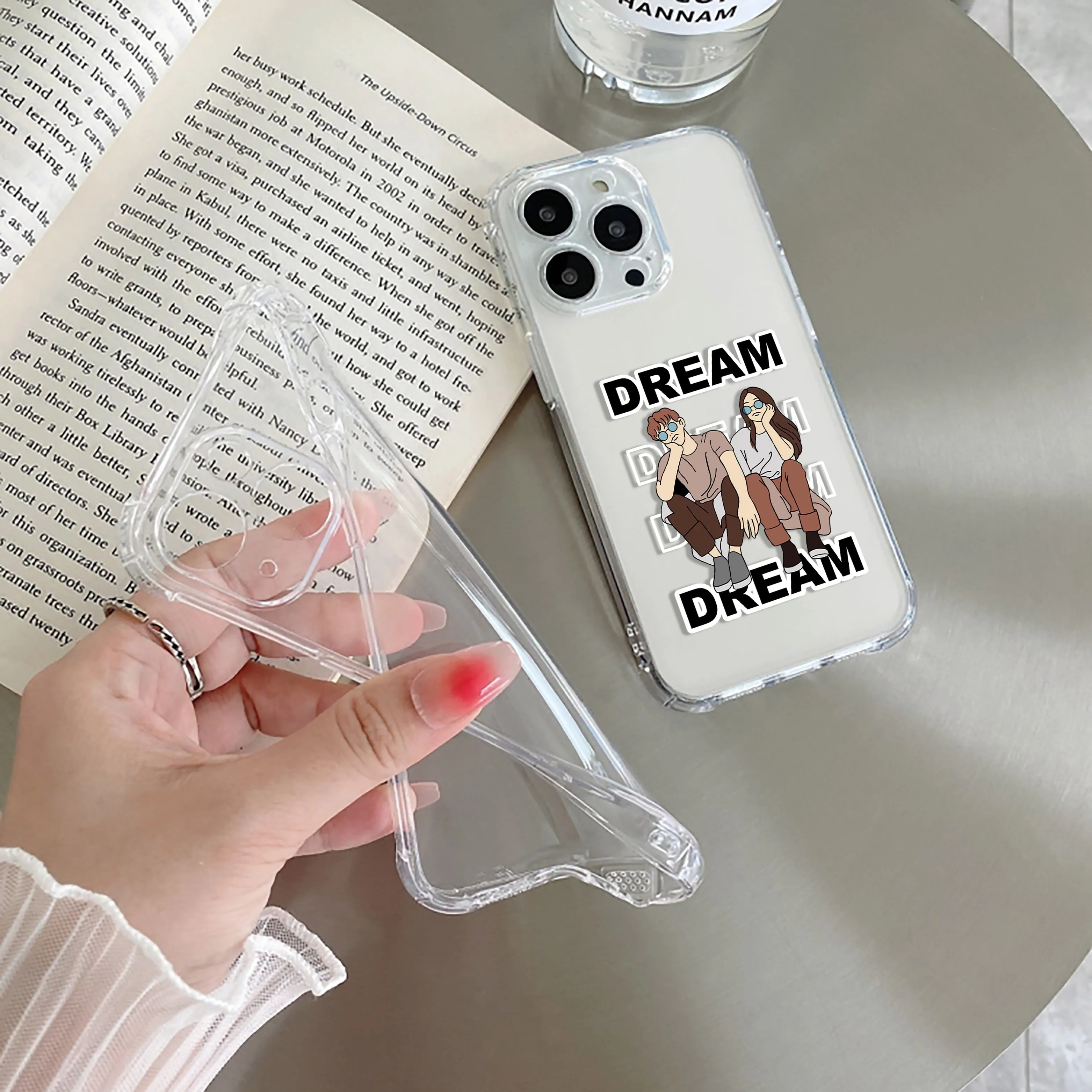 Couple Dream Transparent Silicon Case For Poco