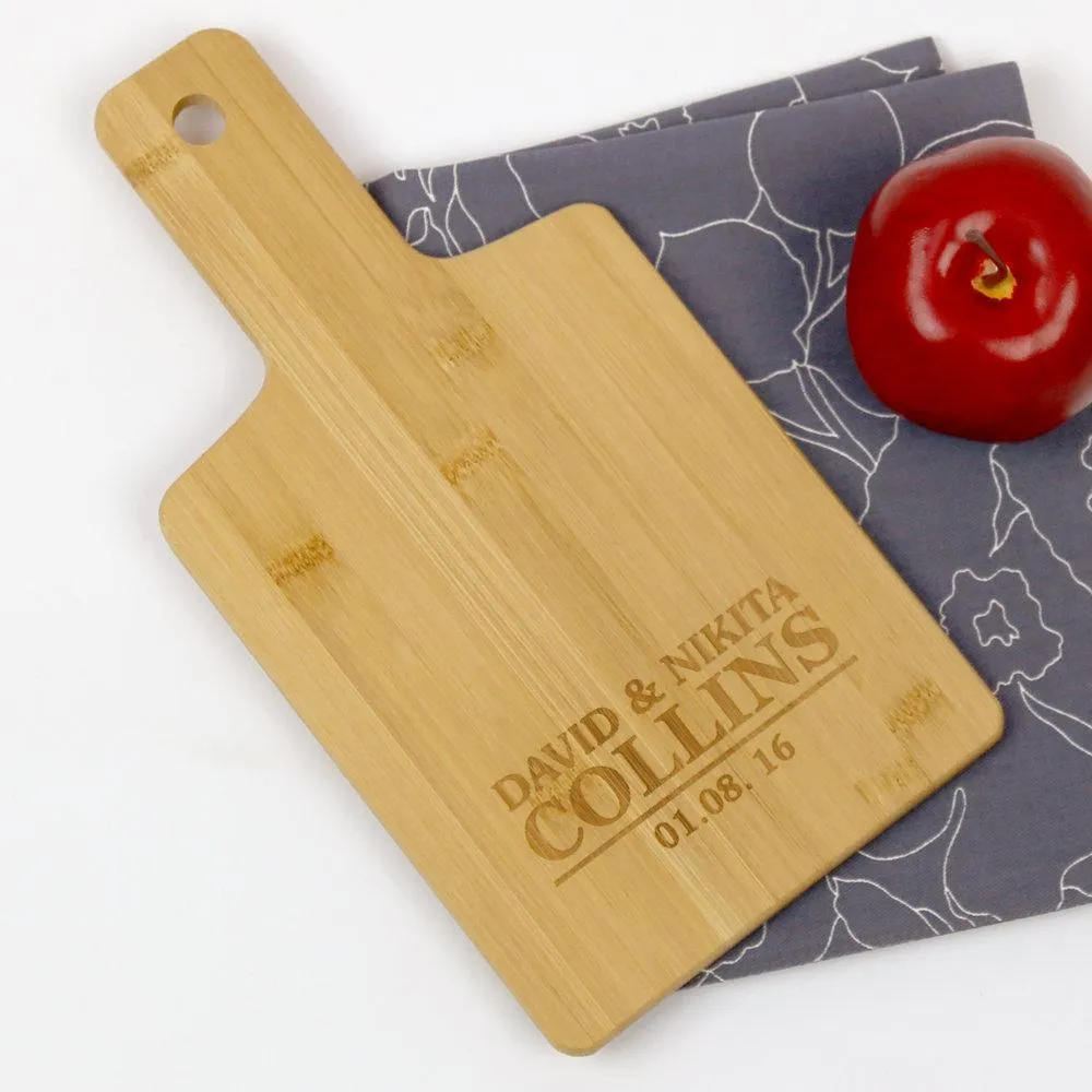 Couples Personalized Serving Board