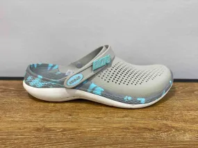 CROCS LITERIDE 360 CLOG gris et bleu ciel et blanc