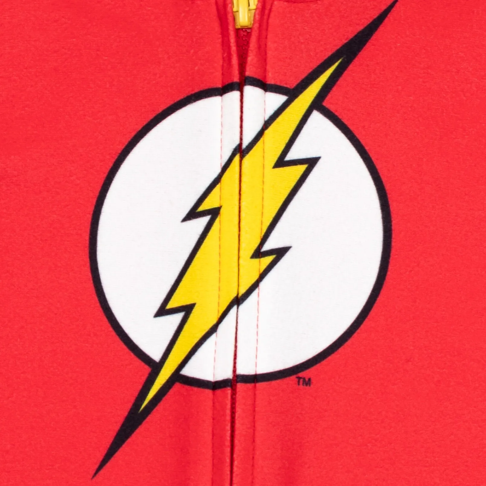 DC Comics Justice League The Flash Fleece Zip Up Pajama Coverall