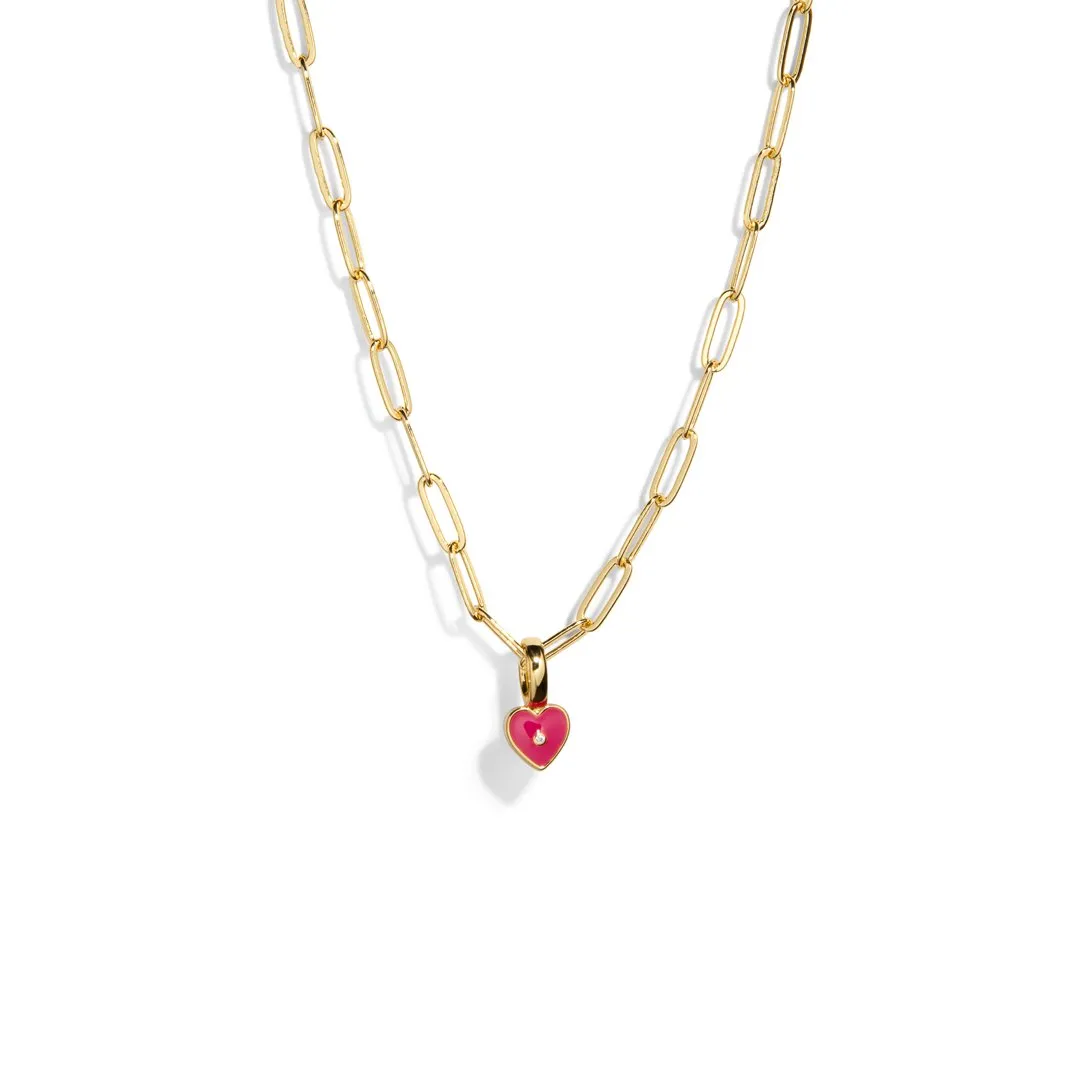 DEJA VU HEART NECKLACE