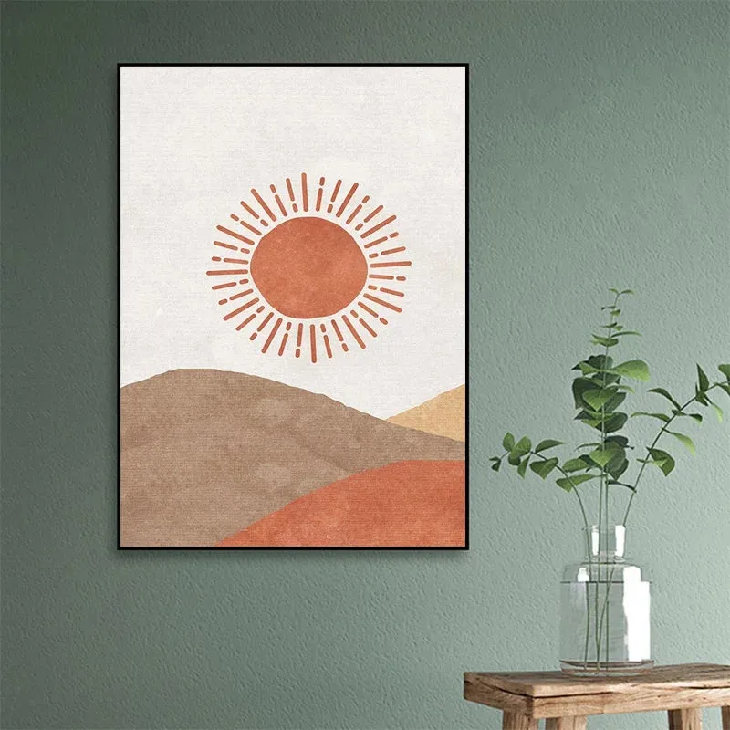 Desert Dreamin Wall Art Canvas Sun Moon Cactus Scenes 6 Different Sizes Available In Three Different Styles Bohemian Decor Paintings Prints Posters Wall Art Picture Home Decoration Unframed