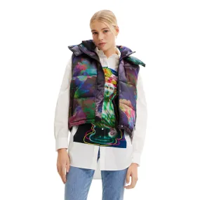 DESIGUAL GARDEN PUFFER VEST