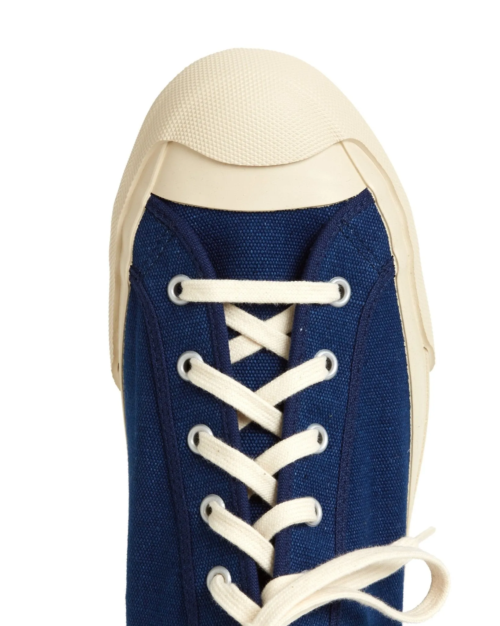 Doek Court Canvas Sneaker: Indigo