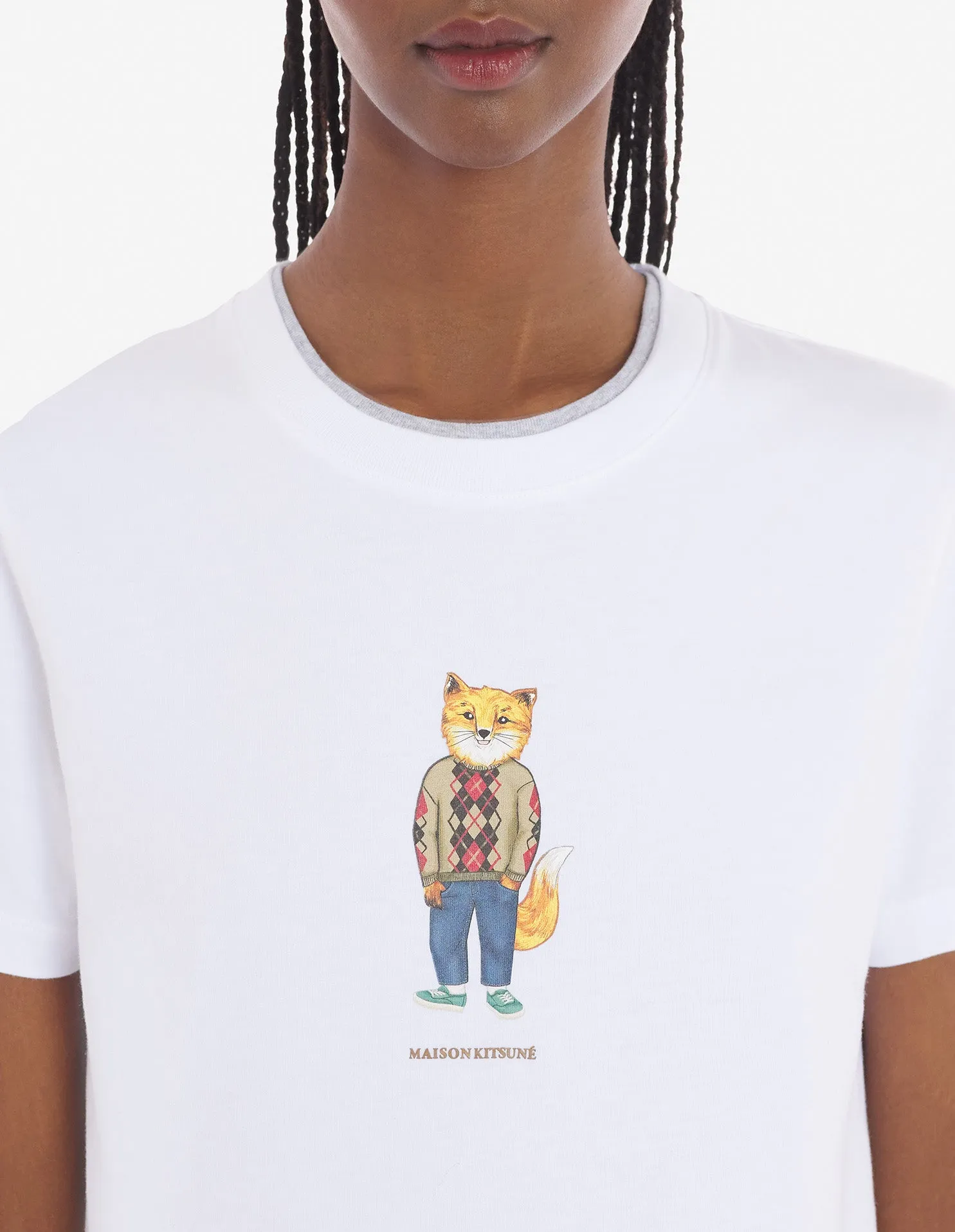 Dressed Fox Regular Tee-shirt White