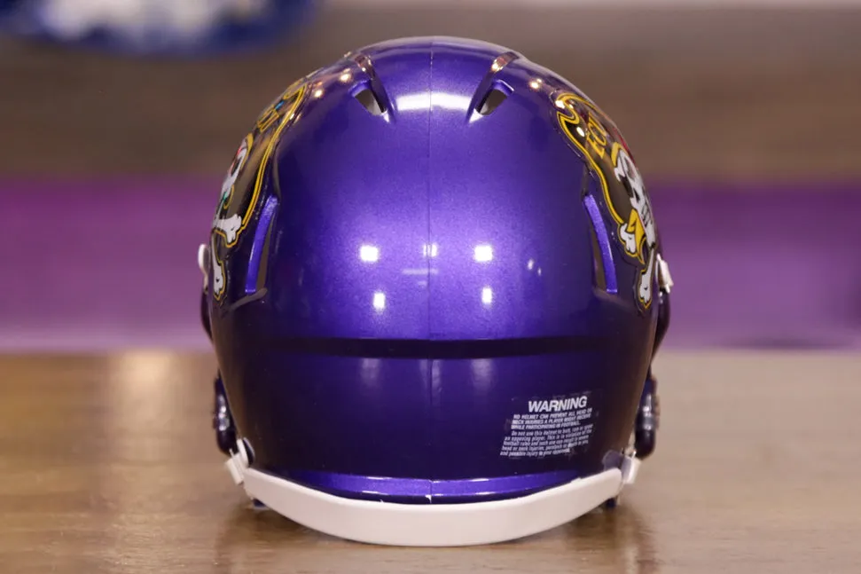 East Carolina Pirates Riddell Speed Mini Helmet - Metallic Purple