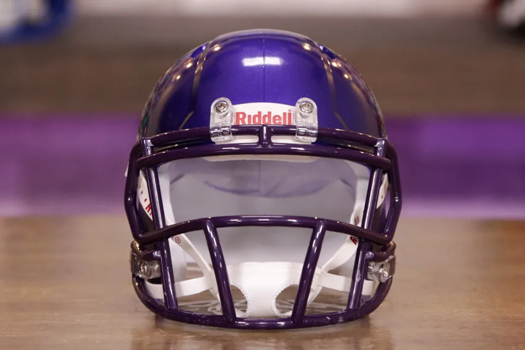 East Carolina Pirates Riddell Speed Mini Helmet - Metallic Purple